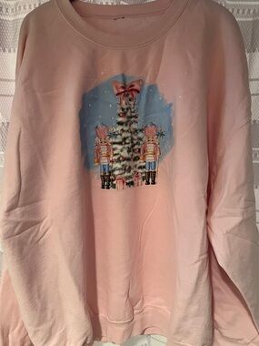 Gildan Pink Nutcracker Sweatshirt